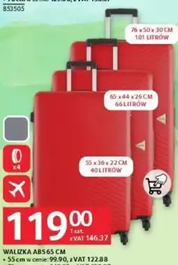 Selgros Walizka ABS 65 cm oferta