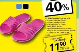 Selgros Klapki damskie lub męskie oferta