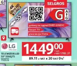 Selgros Telewizor LED 55" 55UQ75 oferta