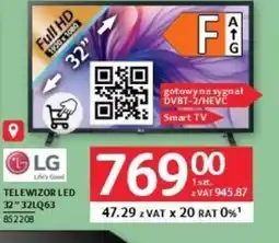 Selgros Telewizor LED 32" 32LQ63 oferta