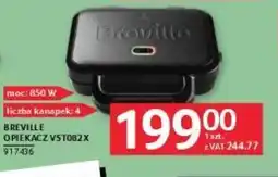 Selgros Breville Opiekacz VST082X oferta