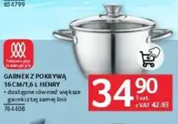 Selgros Garnek z pokrywą 16 cm/1,6 l Henry oferta