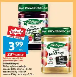 Auchan Dżem jabłkowy Herbapol oferta