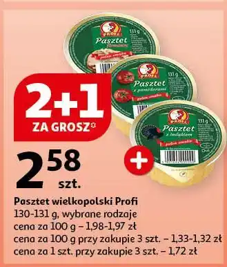 Auchan Pasztet z indykiem Profi Wielkopolski oferta