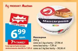 Auchan Mascarpone Auchan Różnorodne (Logo Czerwone) oferta