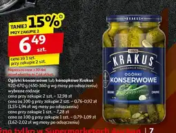 Auchan Ogorki konserwowe Krakus Maspex oferta
