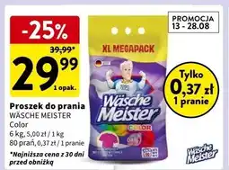 Intermarche Proszek do prania color Wasche Meister oferta