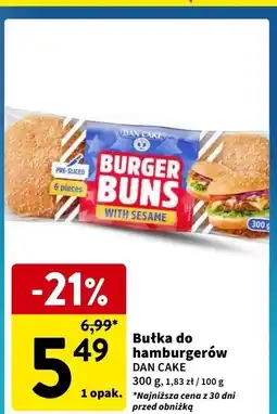 Intermarche Bułka do hamburgerów z sezamem Dan Cake oferta