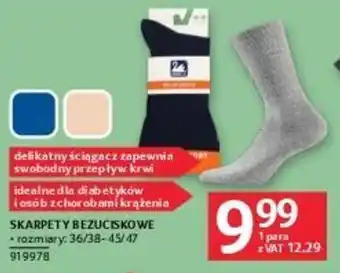 Selgros Skarpetki bezuciskowe oferta