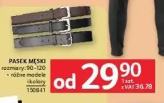 Selgros Pasek męski oferta