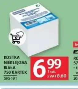Selgros Kostka nieklejona biała 750 kartek oferta