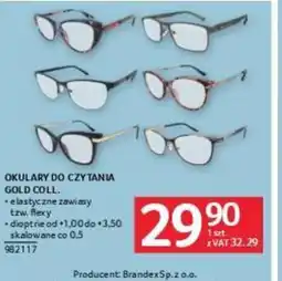 Selgros Okulary do czytania Gold Coll. oferta