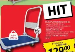 Selgros Wózek platformowy 300 kg oferta