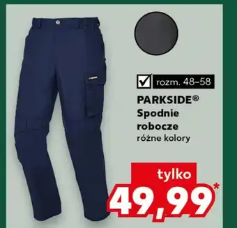 Kaufland Spodnie robocze Parkside oferta