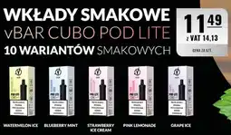 Wkłady smakowe Vbar Cubo Pod Lite