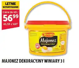 Eurocash Cash & Carry Majonez dekoracyjny Winiary 3 l oferta