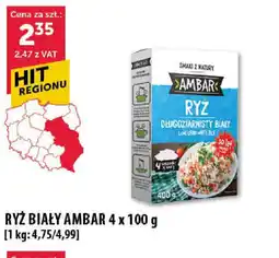 Eurocash Cash & Carry Ryż biały Ambar 4 x 100 g oferta