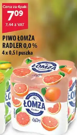 Piwo Lomża Radler 0,0% 4x0,5 l