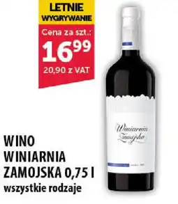 Eurocash Cash & Carry Wino Winiarnia Zamojska 0,75 l oferta