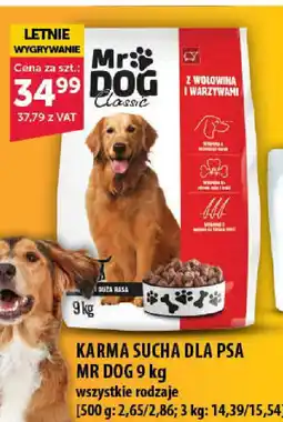 Karma sucha dla psa Mr Dog 9 kg