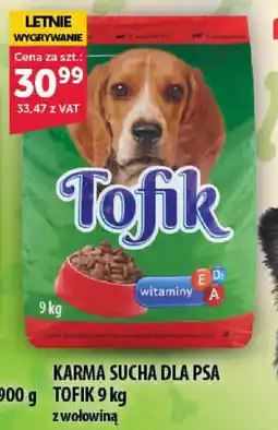 Eurocash Cash & Carry Karma sucha dla psa Tofik 9 kg oferta