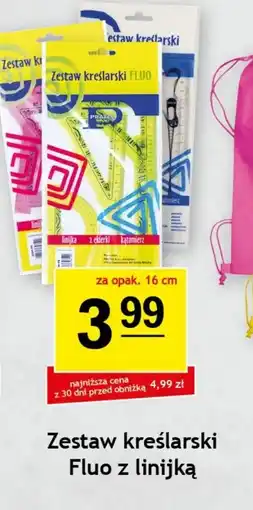 Gram Market Zestaw kreślarski Fluo z linijką 16 cm oferta