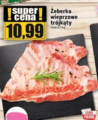 Topaz Zeberka wieprzowe trójkąty oferta