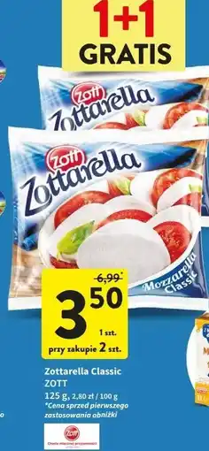Intermarche Ser classic Zott Zottarella oferta