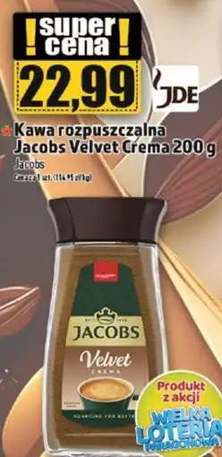 Topaz Kawa rozpuszczalna Jacobs Velvet Crema 200 g oferta