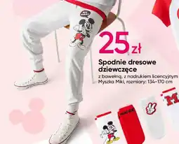 Pepco Spodnie dresowe dziewczęce 134-170 cm myszka miki oferta