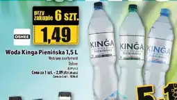 Topaz Woda Kinga Pienińska 1,5 L oferta