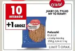 Intermarche Paluszki z solą morską O La La! oferta