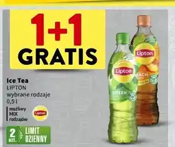 Intermarche Napój peach Lipton Ice Tea oferta