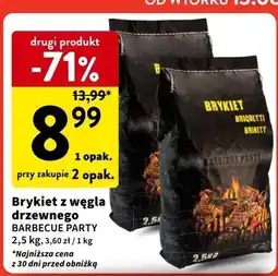 Intermarche Brykiet z węgla drzewnego oferta