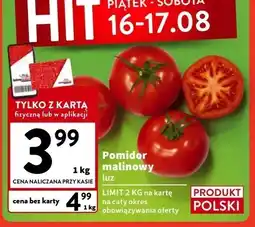 Intermarche Pomidory malinowe polska oferta