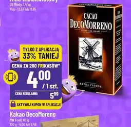 Kakao extra ciemne Decomorreno