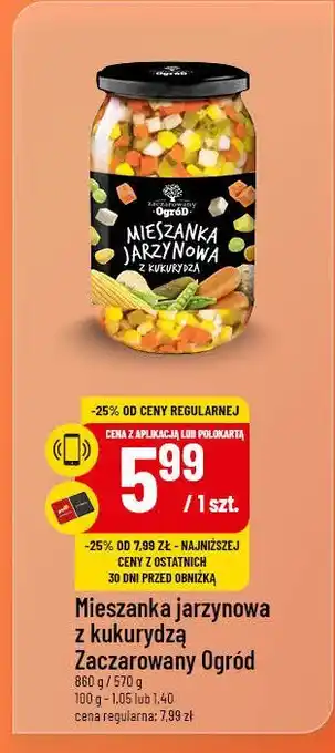 Polomarket Mieszanka jarzynowa z kukurydzą Zaczarowany ogród oferta