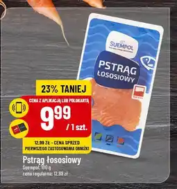 Polomarket Pstrąg łososiowy wędzony Suempol oferta