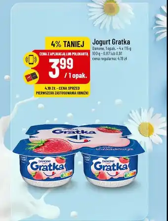 Polomarket Jogurt truskawka Danone gratka oferta