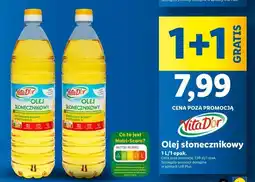 Lidl Olej słonecznikowy Vita d'or oferta