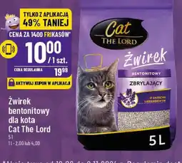 Polomarket Zwirek bentonitowy dla kota Cat The Lord 5 l oferta