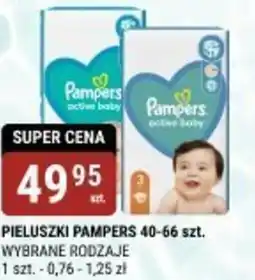 Pieluszki Pampers 40-66 szt.