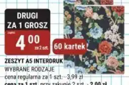 bi1 Zeszyt A5 Interdruk 60 kartek oferta