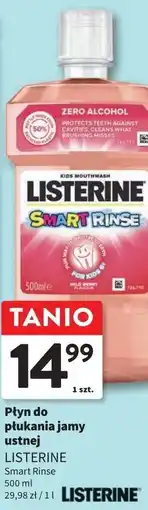 Intermarche Płyn do płukania ust mild berry Listerine Smart Rinse oferta
