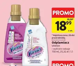 Intermarche Odplamiacz w żelu white Vanish Oxi Action oferta