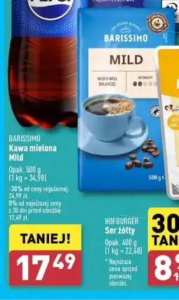 ALDI BARISSIMO Kawa mielona Mild 500 g oferta