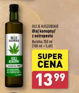 ALDI OLEJE KASZUBSKIE Olej konopny/ z ostropestu 250 ml oferta