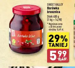 ALDI SWEET VALLEY Borówka brusznica 400 g oferta