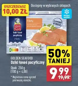 ALDI GOLDEN SEAFOOD Dziki łosoś pacyficzny 250 g oferta