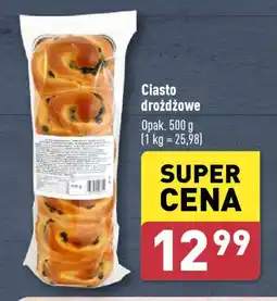 ALDI Ciasto drożdżowe 500 g oferta
